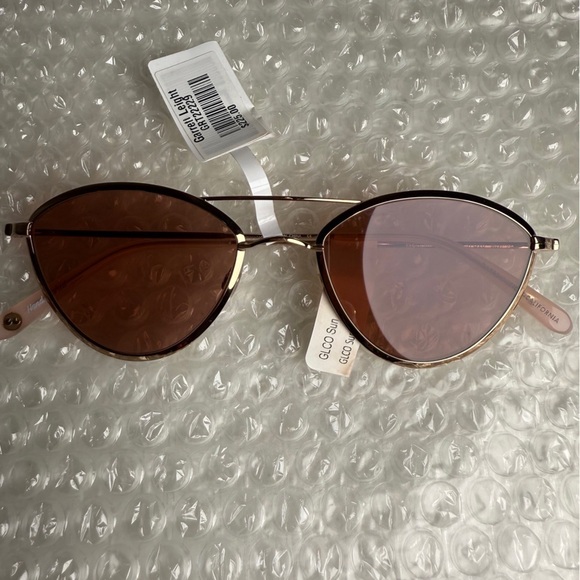 New Garrett Leight Breeze Sunglasses Wire Frame Pink Tint Electric Sun Designer main image 6